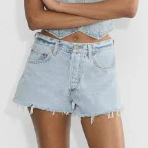 bottom Denim Forum Women's Ex-Boyfriend Hi-Rise Denim Shorts Aritzia $47.6