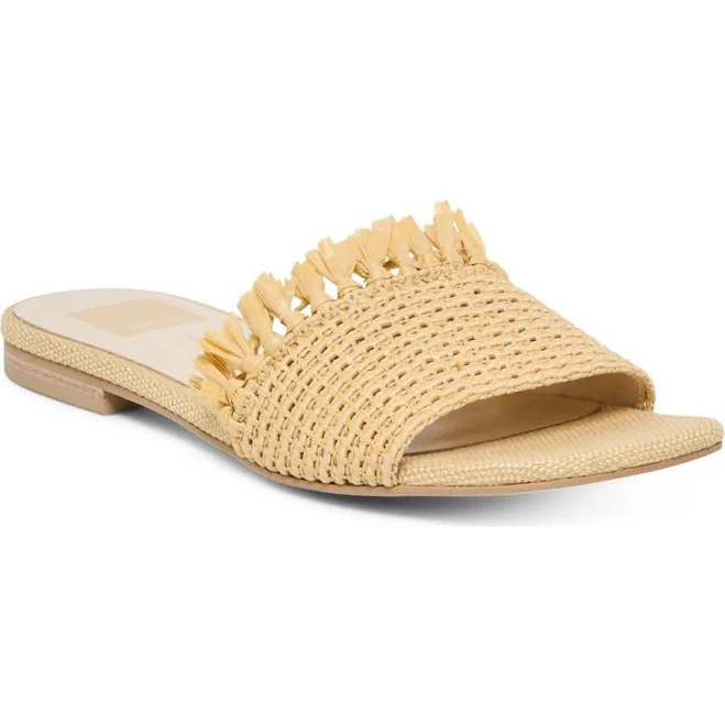 shoes Dolce Vita Women's Lenya Raffia Slip-On Sandals Nordstrom $89.95