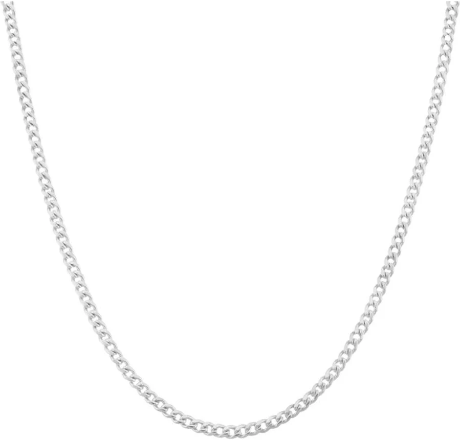 accessory Donatello Gian Sterling Silver Curb Link Necklace Nordstrom $52.99