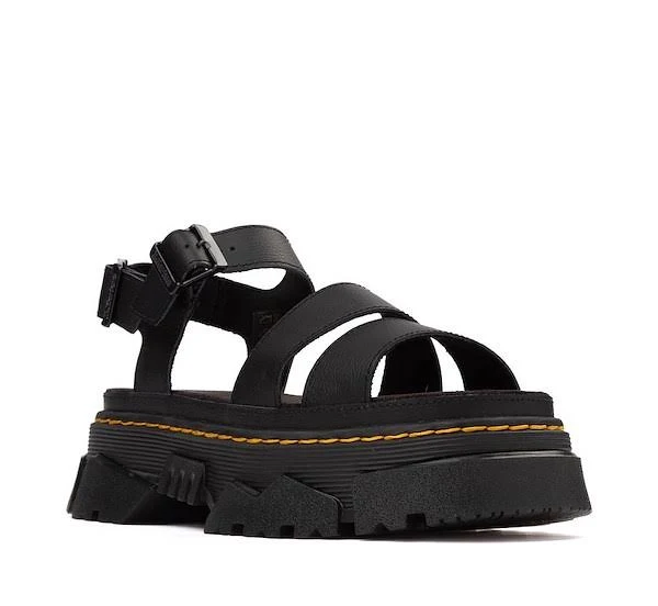 shoes Dr. Martens Women's Mattison Platform Leather Sandals Journeys $119.99