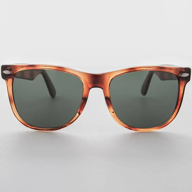 accessory Draper Classic Square Tortoiseshell Sunglass with Glass Lens Etsy - SunglassMuseum $28