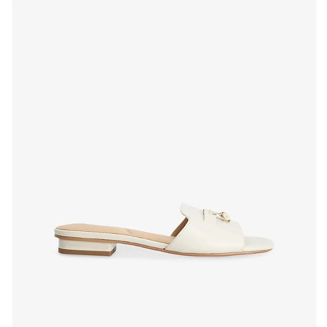 shoes Dune Women's LINDO Leather Slides with Tassel Trim Selfridges $108