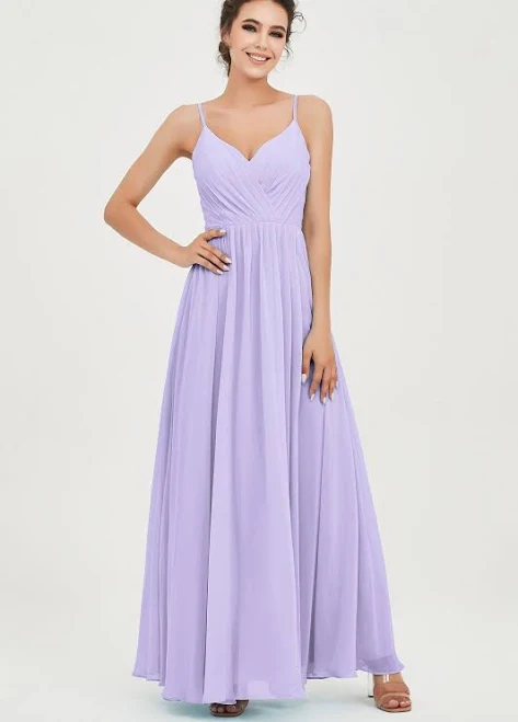 outfits Duntery V-neckline Crisscross Openback Bridesmaid Dress Duntery $108