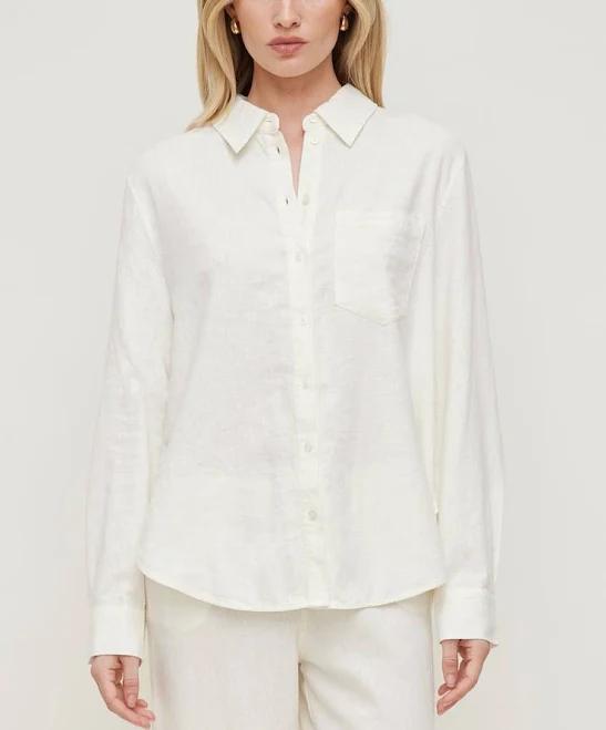 top Dynamite Women's Oversized Linen Shirt Dynamite $69.95