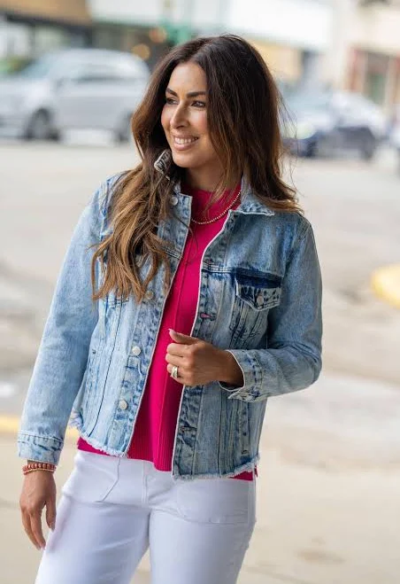 accessory Easy Layers Denim Jacket Betsey's Boutique Shop $68