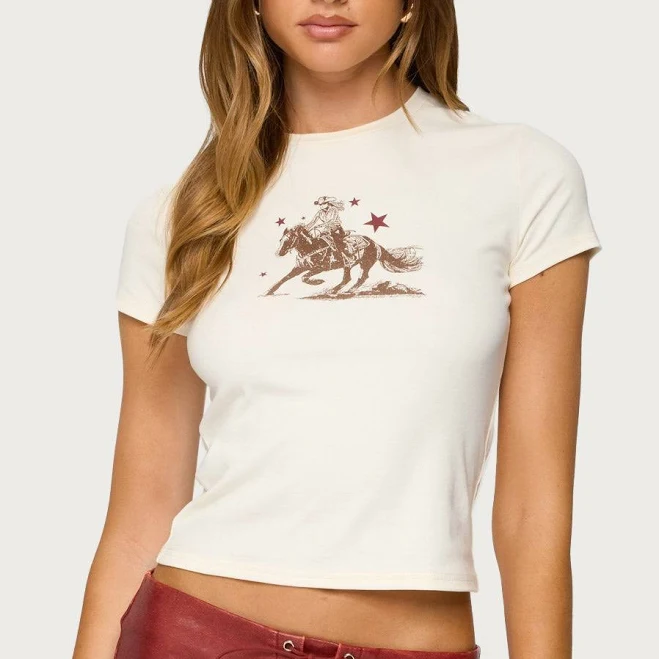 top Edikted Women's Western Graphic T-Shirt edikted $17