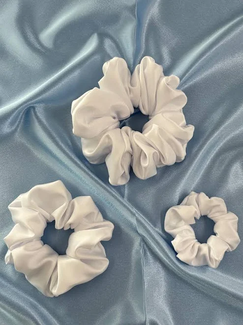 accessory Elegant Satin Scrunchie Hair Tie Etsy - Seller $2