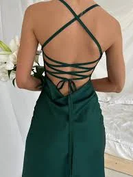 dress Emerald Green Silk Slip Dress with Cowl Neck for Special Occasions, Backless Midi Slip Dress, Sheath Dress for Bridesmaids, Birthday Girls Etsy $67.99