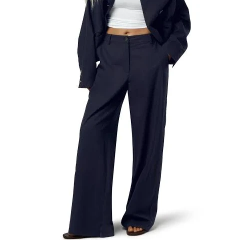pants Emmie Straight Leg Linen Trousers Sisters and Seekers $56