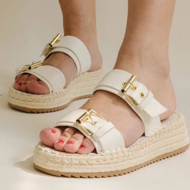 shoes Espadrille Sandals TINK and POSH $10