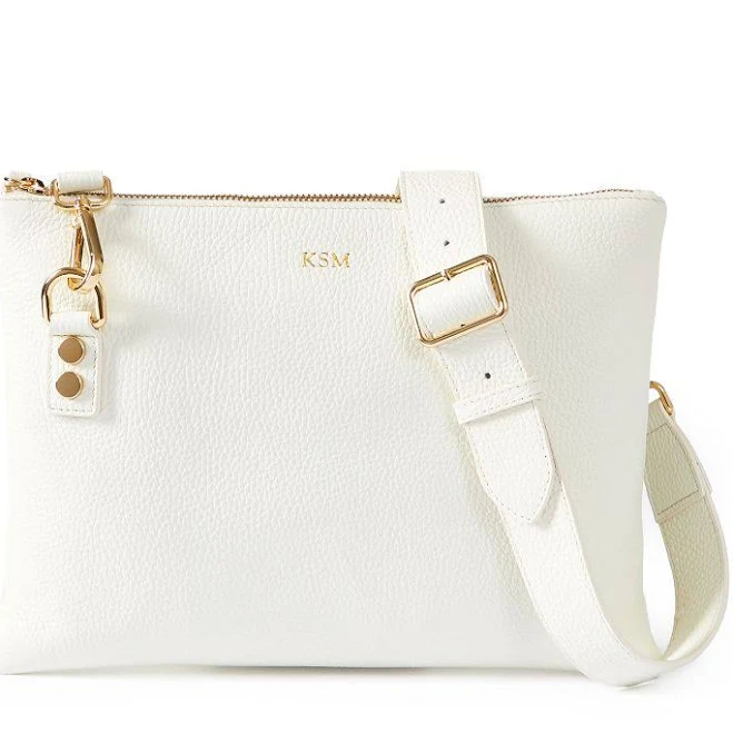 bag Essential Leather Zipper Crossbody Mark and Graham $159
