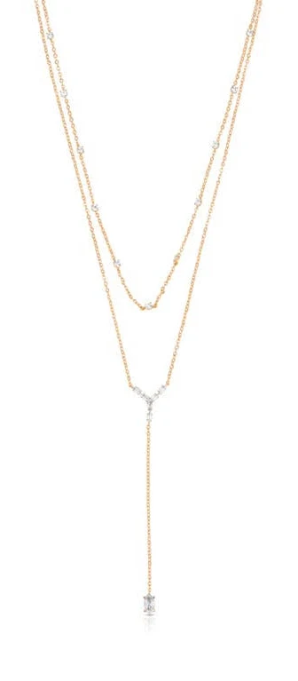 accessory Ettika Dainty Marquise Double Layered Y-Necklace Nordstrom $70
