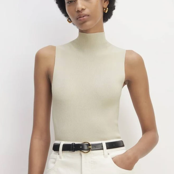 top Everlane Viscose Mock Neck Top Everlane $25