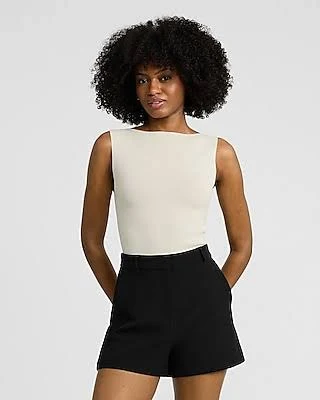 shorts Express Women's Editor Studio Stretch Twill High Waisted Tailored Shorts Express $49