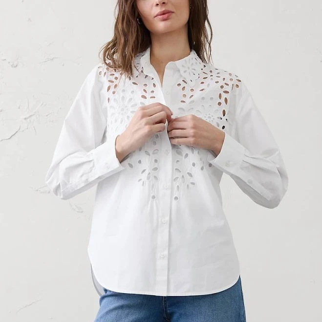 blouses Eyelet Shirt Banana Republic Factory $55