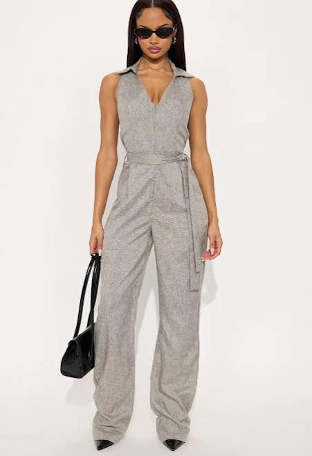 outfits Fashion Nova Women's Ingrid Linen Jumpsuit Fashion Nova $13.98