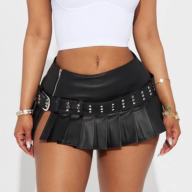 ultra-mini skirts Fashion Nova Women's Regret You Extreme Micro Mini Skort Fashion Nova $34.99
