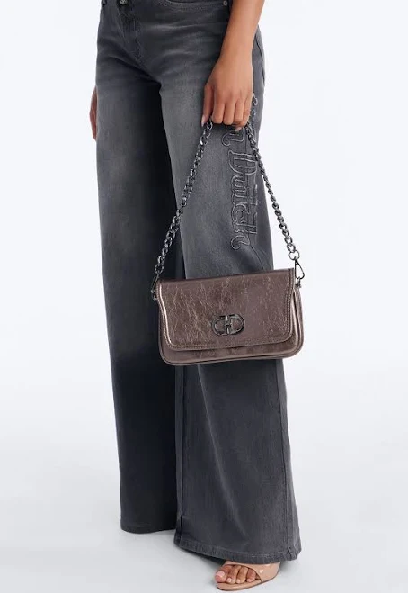 bag Fashion Nova Women's Shining Muse Faux Leather Shoulder Bag Fashion Nova $20.99