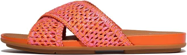 shoes Fitflop Women's Gracie Woven Cross Slides FitFlop Official Shop $39