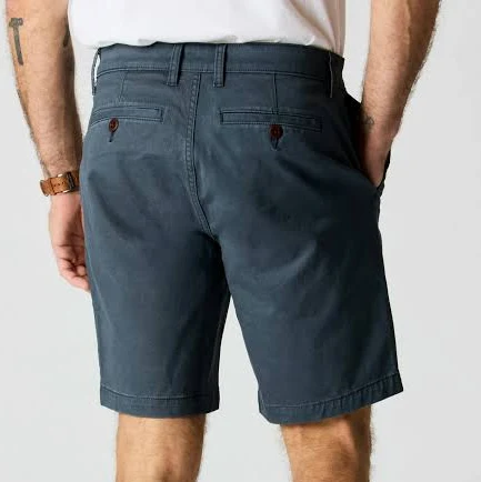 bottoms Flint and Tinder Men's 365 Chino Short - 9" in Lake Blue, Size 33, Cotton Huckberry $78
