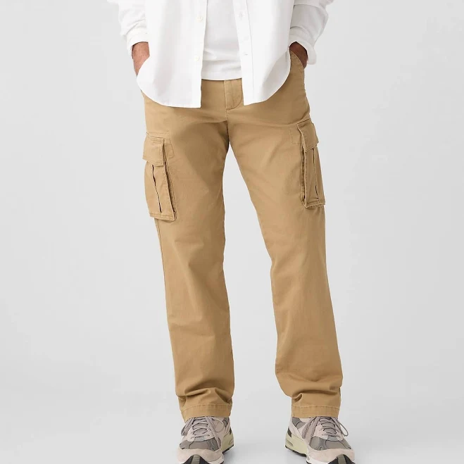 cargo pants Gap Men's Gapflex Essential Straight Cargo Pants Gap Factory $27.99