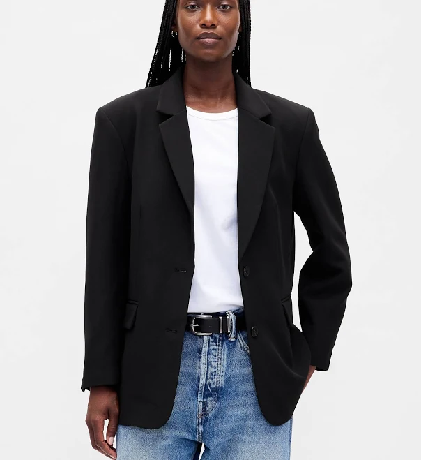 outerwear Gap Women's Oversized Bistretch Blazer Gap $55