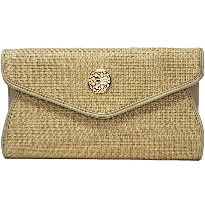 bag Georgina Straw Clutch MCK Brands $220