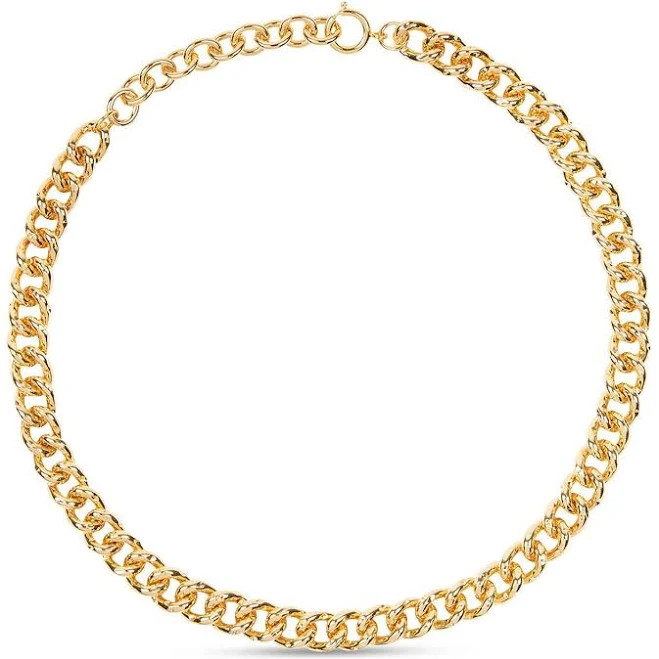 accessory GIA Thick Gold Chain Necklace Shop Like You Give a Darn $188.37