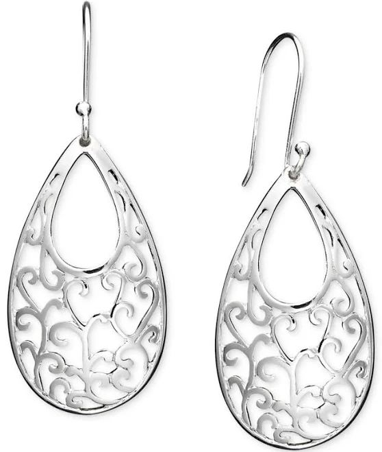 accessory Giani Bernini Sterling Silver Vermeil Teardrop Earrings Macy's $37.5