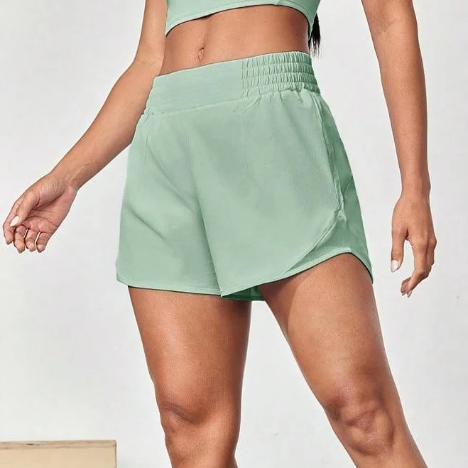 running shorts GLOWMODE 4" RefreshRun Shorts VitalSwift Quick-Dry Ultralight Mid-Rise Waist Drawstring Waist Reflective Running Shorts With Built-In Anti-Odor GLOWMODE $23.99