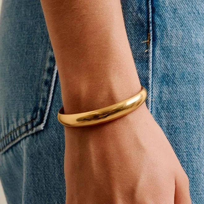 accessory Gold Bold Cuff Bracelet Etsy - Asterodea $51.97