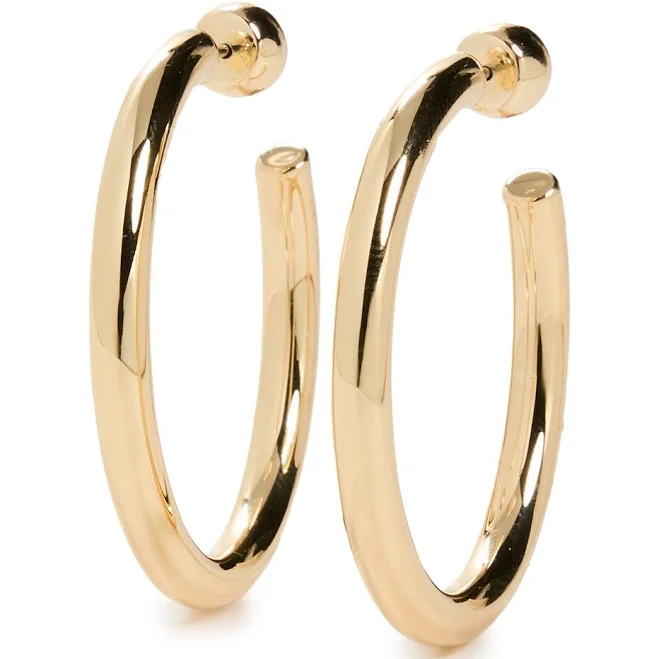 accessory Gorjana Women's Carter 18k Gold Hoop Earrings Shopbop $88