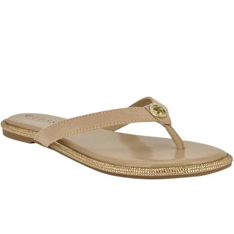 shoes GUESS Factory Women's Barenn Embellished Thong Sandals Guess Factory $39.99