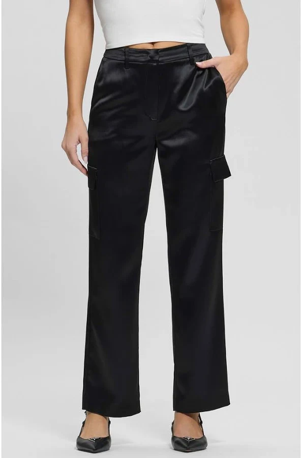 pants GUESS Women's Megan Satin Cargo Pants Nordstrom $138