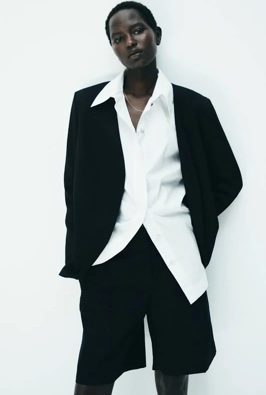 shorts H&M Ladies Dressy Linen-Blend Shorts H&M $29.99