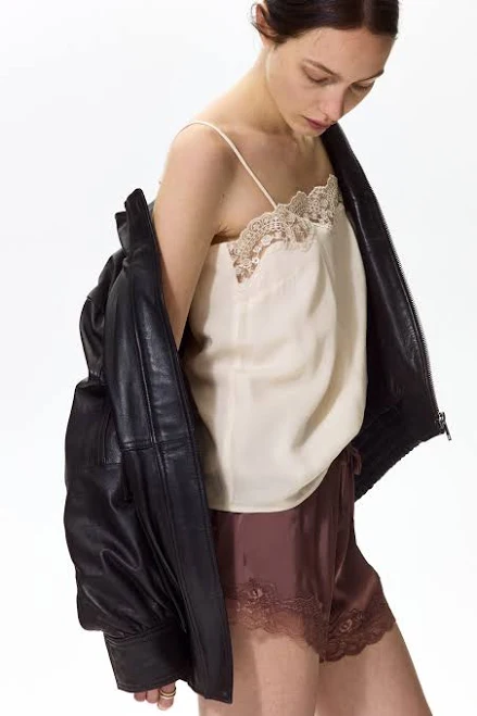 top H&M Ladies Lace-Trimmed Camisole Top H&M $44.99