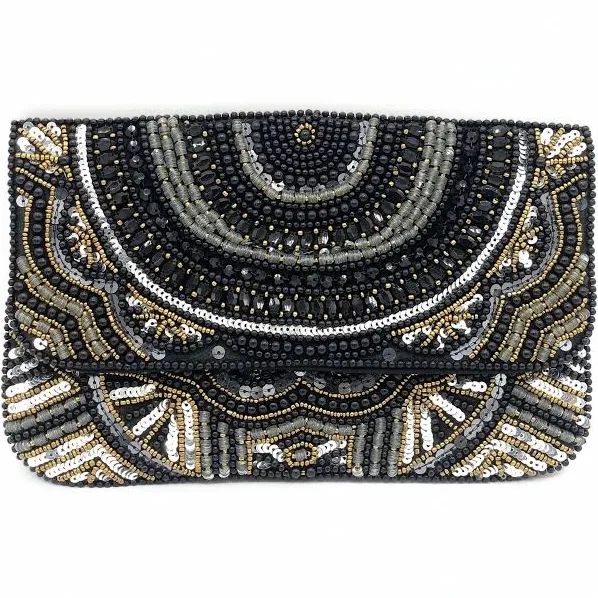 bag Handmade Beaded Sequin Evening Clutch Etsy - Seller $51.35