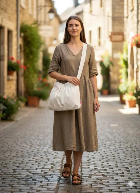 bag Handmade Boho Pleated Canvas Crossbody Bag Etsy - hippirhino $43.2