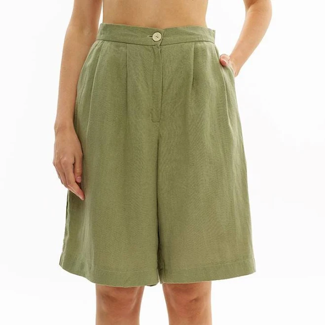pants Handmade Linen High Waist Shorts Etsy - Seller $67.42