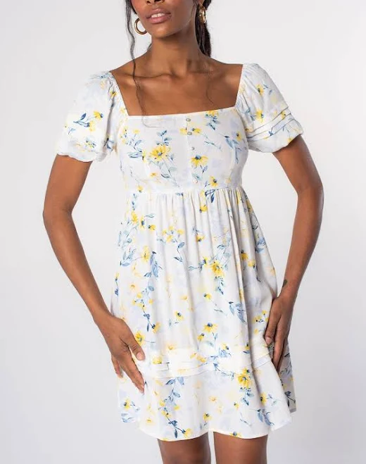 dress Honey Puff Sleeve Mini Dress Lovestitch $29