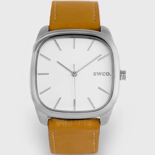 accessory Icon Classic Watch with Tan Leather Strap Sasqwatch Industries $99