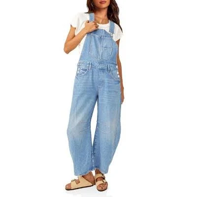 jumpsuit Imily Bela Women's Loose Fit Denim Overalls with Pockets Target $73.13