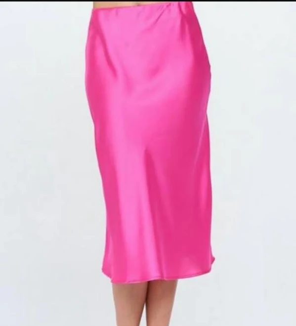 skirt Ingrid Wittmann Satin Midi Skirt Ingrid Wittmann $54.99