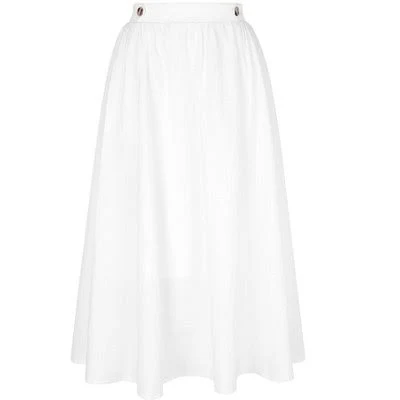 skirt Inspire Chic Women's Elastic Waist A-Line Midi Skirt Target $40.99