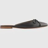 shoes Italian Leather Pointed Mule Quince $59.9