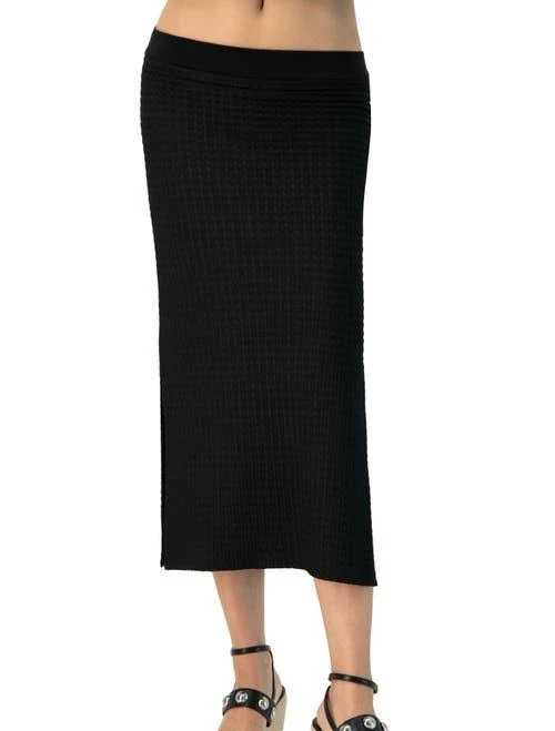 skirt IVONNE Women's Midi Knit Skirt with Side Slits Nordstrom $99