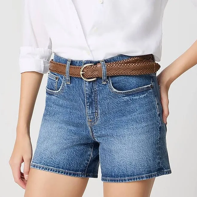 shorts J.Crew Women's Mid-Rise Modern Denim Shorts J.Crew Factory $58.5