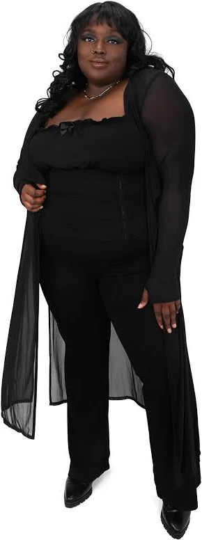 outerwear Janis Mesh Duster foxblood.com $30