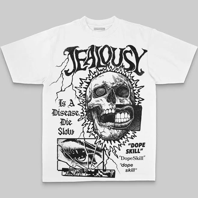 top Jealousy Dopeskill Oversize Graphic T-Shirt DopeSkill Brand $34.99