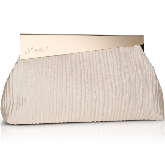 bag Jewel Badgley Mischka Haven Asymmetric Satin Clutch Macy's $90
